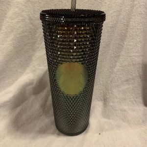 Starbucks black studded tumbler